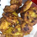 El cooksnap de Natacha Britos cuando hizo Buñuelos de manzana, de banana, de pasas de uva, de chips de chocolote.