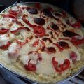 El cooksnap de Estela Patricia Romero cuando hizo Pizza de puré de papas liviana.