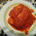 El cooksnap de verturpi cuando hizo Merluza en salsa de pimientos del piquillo.