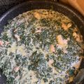 Klaudia Szekeres Cooksnap-ja, amikor elkészítette a(z) Spenótos-lazacos-tejszínes tészta receptet.