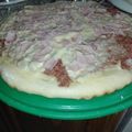 El cooksnap de Andrea Escudero cuando hizo Masa súper fácil de pizza casera.