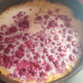El cooksnap de Ana cuando hizo Kuchen de frambuesa.