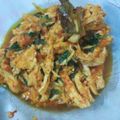 Cooksnap dari -BundaAldrin- untuk resep Ayam Suwir Kemangi (Isian Nasi Bakar)