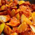 Kaur Jass's cooksnap of when they made Galgal ka khatta mitha achaar.