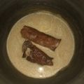 El cooksnap de EV4REL cuando hizo Rollito de pollo en crema con chipotle.