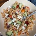 Genna's cooksnap of when they made Greek Pasta Salad.
