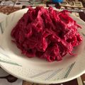 El cooksnap de Denisse Carolina Gutiérrez Díaz cuando hizo Spaghetti al pesto de betarraga.