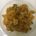 El cooksnap de Melina Baldessari cuando hizo Arroz con pollo.