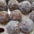 El cooksnap de Mariana cuando hizo Trufas de banana, coco y avena 🍌🥥.