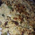 El cooksnap de Luli cuando hizo Tortilla de zapallitos para empezar el 2018 bien light.