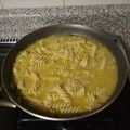 El cooksnap de Lune cuando hizo Pasta salmón y guacamole.