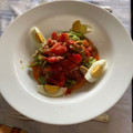 El cooksnap de TLLFAUS cuando hizo Ensalada de judías verdes, cherry y vinagreta de fresa.