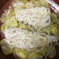 El cooksnap de Pabel cuando hizo Merluza con patatas al horno.