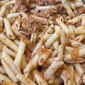 El cooksnap de astrid badia cuando hizo Macarrones con atún en lata.