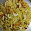 Sumita Roychowdhury's cooksnap of when they made বাসন্তী পোলাও (Basonti pulao recipe in Bengali.