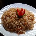 sandhya Dutta 's cooksnap of when they made ভেজ চাউমিন(Veg chowmin recipe in Bengali).