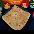Asma Waheed's cooksnap of when they made Meetha paratha.