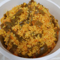 El cooksnap de Carlos Clemente cuando hizo Arroz con judías verdes y Cointreau.