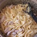 El cooksnap de Pablo Eduardo Torres cuando hizo Ravioles con Salsa Alfredo.