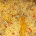 El cooksnap de Claudio Sanchez cuando hizo Risotto con pimiento verde y chorizo.