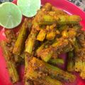 Jigna Gajjar's cooksnap of when they made ભરેલા સરગવા નું શાક (Bharela Saragva Shak Recipe In Gujarati).