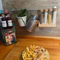 El cooksnap de Belen cuando hizo Filetes de pollo a la plancha con patatas fritas.