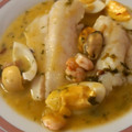 El cooksnap de Consol Gil cuando hizo Merluza en salsa verde con gambas.