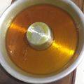 El cooksnap de Denise Zarain cuando hizo Caramelo para flan.