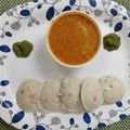 pinky makhija's cooksnap of when they made Idli sambhar.