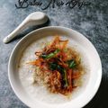Cooksnap Julia ALeen Aireish semasa beliau membuat BUBUR NASI bujang.