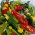 Cooksnap dari Imha untuk resep Sawi hijau jagung manis
