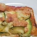 El cooksnap de Ana Torres cuando hizo Pizza de hojaldre con aguacate, calabacín y salmón ahumado.