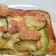 El cooksnap de Ana Torres cuando hizo Pizza de hojaldre con aguacate, calabacín y salmón ahumado.