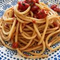 El cooksnap de Irene-Guirao cuando hizo Pasta Arrabiata Light.