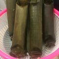 Cooksnap dari Yosepha Ratna untuk resep Lontong Aron Daun Pisang Utk Kari/Sayur Padat Kenyal&Takarannya