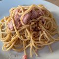 Cooksnap dari ekitchen untuk resep Guilty Creamy Pasta with Crispy Bacon
