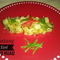 Cooksnap dari Umma Berkreasi untuk resep Kentang Teri Cabe Ijo khas Padang