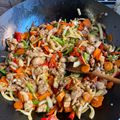 El cooksnap de Pablo Medina cuando hizo Cerdo agridulce estilo chino.