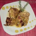 El cooksnap de Zaida TC @alquimiasfood cuando hizo Pollo al ras al hanout con manzana y cebolla.