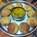 Archana Yadav's cooksnap of when they made Bafla Bati and dal.