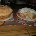 El cooksnap de Alejandro Gabriel Hansen cuando hizo Torta sin T.A.C.C de harina de arroz con pasas y manzana 🍏🍎🍚.