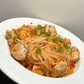 Sabrina 的 粉紅醬雞胸義大利麵 cooksnap
