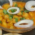 Ishwari Mankad's cooksnap of when they made છોલે (Chole Chana Recipe In Gujarati).