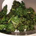 El cooksnap de C'è Anita cuando hizo 🥬 Chips de kale (tipo snack).