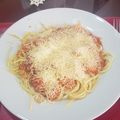 El cooksnap de Ivan Camilo Duran cuando hizo Pasta en salsa de soya y camarones .