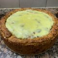 El cooksnap de Walter Parula cuando hizo Tarta de berenjena.