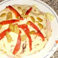 El cooksnap de Andrea vila cuando hizo Torre de panqueques o fiambre alemán.