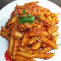 Cooksnap dari Melissa untuk resep Mushroom Shrimp Spaghetti Marinara