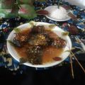 Barnali Debdas's cooksnap of when they made Bengali fish curry (Aloo Begun Bori diye macher jhol).