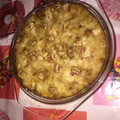 El cooksnap de Laura Guzmán Hidalgo cuando hizo Gratín de pollo con queso de nueces.